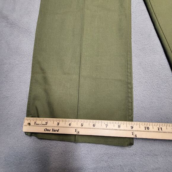 Military Pants Womens 2? 25x28 Green Combat Fatigues Utility Slacks - Picture 5 of 10